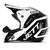 Capacete De Motocross Trilha Th-1 Jett Evolution 2 Off Road Para Motociclista Unissex  BRANCO - PRETO