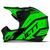 Capacete De Motocross Trilha Th-1 Jett Evolution 2 Off Road Para Motociclista Unissex  PRETO - VERDE