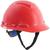 Capacete de Segurança 3M H-700 Carneira Ajuste Fácil Ca29638 Vermelho