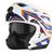 Capacete Escamoteável Pro Tork Attack Evo BRANCO - LARANJA