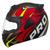 Capacete Escamoteável Pro Tork V-pro Jet Factor Articulado Fosco VERMELHO