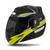 Capacete Escamoteavel Robocop Masculino V-Pro Jet 2 Carbon Preto com Viseira Fumê Pro Tork PRETO - AMARELO