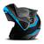 Capacete Escamoteável Robocop Para Moto Pro Tork V-pro Jet 3 Azul claro