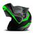 Capacete Escamoteável Robocop Para Moto Pro Tork V-pro Jet 3 Verde