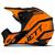 Capacete Esportivo Motocross Trilha TH-1 Jett Evolution 2 Off Road Piloto Unissex PRETO - LARANJA
