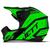 Capacete Esportivo Motocross Trilha TH-1 Jett Evolution 2 Off Road Piloto Unissex PRETO - VERDE
