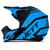 Capacete Esportivo Motocross Trilha TH-1 Jett Evolution 2 Off Road Piloto Unissex PRETO - AZUL