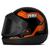 Capacete Fechado Automático Sport Moto Viseira Fumê Unissex San Marino Viseira Colorida Resistente LARANJA