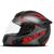 Capacete Fechado Brilhante Mixs Mx2 Skyline  VERMELHO