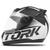 Capacete Fechado de Moto Pro Tork Evolution G7 Fosco PRETO - BRANCO