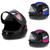 Capacete Fechado EBF Bolt Automático Preto Azul Preto Rosa Preto Vermelho Preto Vermelho