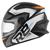 Capacete Fechado integral moto masculino e feminino Pro Tork R8 Pro com viseira cristal PRETO - LARANJA