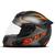 Capacete Fechado Mixs Mx2 Skyline Brilhante Laranja