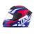 Capacete Fechado Mixs Mx2 Storm Brilhante Masculino Feminino Integral AZUL - VERMELHO