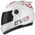 Capacete Fechado Moto Pro Tork Masculino Feminino Unissex Evolution G8 Evo Solid 788 Viseira Fumê Branco Solid