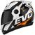 Capacete Fechado Moto Pro Tork Masculino Feminino Unissex Evolution G8 Evo Solid 788 Viseira Fumê Branco/Laranja