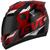 Capacete Fechado Moto Pro Tork Masculino Feminino Unissex Evolution G8 Evo Solid 788 Viseira Fumê Vermelho