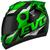 Capacete Fechado Moto Pro Tork Masculino Feminino Unissex Evolution G8 Evo Solid 788 Viseira Fumê Verde