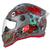 Capacete Fechado Moto Stealth Zombie Fosco Viseira Cristal CINZA