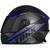 Capacete Fechado Motociclista R8 Viseira Fumê Esportivo Pro Tork Original Com Narigueira Proteção AZUL