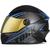 Capacete Fechado Para Moto Integral Pro Tork R8 com viseira dourada Feminino/Masculino AZUL CLARO