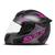 Capacete Fechado Para Moto Masculino Feminino Mixs Mx2 Skyline Fosco ROSA