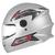 Capacete Fechado Para Moto New Liberty 4 Solid Varias Cores PRATA