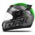 Capacete Fechado Para Moto Pro Tork Liberty Evolution G7 Brilhante Preto, Verde
