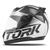 Capacete Fechado Para Moto Pro Tork Liberty Evolution G7 Brilhante Preto, Branco