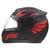 Capacete Fechado Pro Tork Evolution G7 NOS NS7 Moto Motoboy Preto Fosco e Vermelho