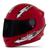 Capacete Fechado Pro Tork Liberty Four Kids Infantil Vis. Fumê Tam. 54 Vermelho