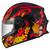 Capacete Fechado Pro Tork New Liberty Four Kids Combustion VERMELHO