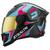 Capacete Fechado Pro Tork Stealth Concept Brilhante Vis. Dourado VERDE - ROSA