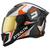 Capacete Fechado Pro Tork Stealth Concept Brilhante Vis. Dourado BRANCO - LARANJA