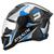 Capacete Fechado Pro Tork Stealth Concept Fechado Integral BRANCO - AZUL