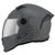 Capacete Fechado Pro Tork Stealth Solid Brilhante Vis. Cromada CINZA