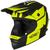 Capacete Pro Tork Factory Edition Neon Off Road Piloto Trilha Motocross Fechado Esportivo Menino Menina Cores AMARELO