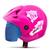 Capacete Feminino Aberto Moto Pro Tork Atomic For Girls Viseira Iridium Forro Antialérgico Rosa