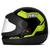 Capacete Feminino Masculino Para Motociclista Fechado Sport Moto 788 Pro Tork San Marino PRETO - AMARELO