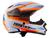 Capacete Frontier Air Mixs Preto, Verde e Azul Tam. 60 Branco, Laranja e Azul