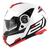 Capacete Givi X21 Spirit Escamoteável BRANCO/PRETO/VERMELHO