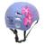 Capacete Infantil Kraft Bike Flor Lilás Skate NBR16175 Lightslategray