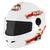 Capacete Infantil Mixs Start Kids Blocks Tamanho 54 Branco