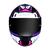 Capacete LS2 Rapid Khan Rosa e Branco Brilhante Rosa e Branco Brilhante