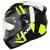 Capacete Masculino Axxis Segment Leders Amarelo Moto Fechado Preto Amarelo Brilho - C13