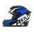 Capacete Masculino Feminino Motociclista Fechado Pro Tork Mixs Mx2 Fokker Storm Fosco Urbano AZUL