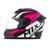 Capacete Masculino Feminino Motociclista Fechado Pro Tork Mixs Mx2 Fokker Storm Fosco Urbano ROSA