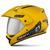 Capacete Masculino Motocross Trilha Enduro Fechado Pro Tork Liberty Mx Pro Vision Viseira Cromada AMARELO