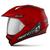 Capacete Masculino Motocross Trilha Enduro Fechado Pro Tork Liberty Mx Pro Vision Viseira Cromada VERMELHO