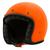 Capacete Moto Aberto Custom Chopper Old School Vintage Cafe Racer Solid Classico Retro Harley 2022 LARANJA